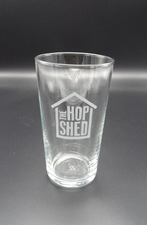 The Hop Shed Pint Glass
