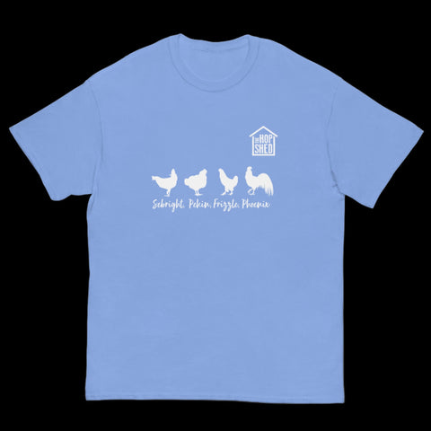 Chickens in a Row T-Shirt (4 colours)